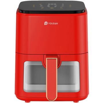 Youban Xiaomi Airfryer 3.5 lt Camlı Kırmızı Fritöz