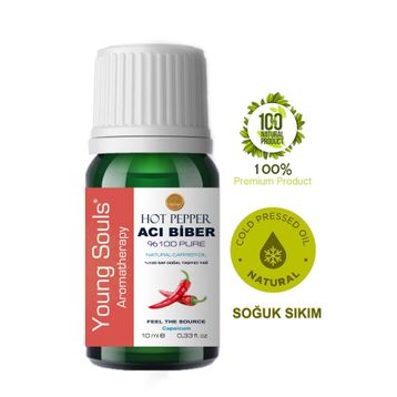 Young Souls 10 ml Aromaterapi Acı Biber (Bitkisel Sabit) Yağ
