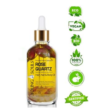 Young Souls 100 ml Aromaterapi Rose Quartz Gül Kuvars Multi-Use Dry Oil Kuru Yağ