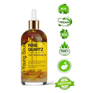 Young Souls 100 ml Aromaterapi Rose Quartz Gül Kuvars Multi-Use Dry Oil Kuru Yağ