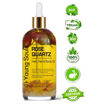 Young Souls 100 ml Aromaterapi Rose Quartz Gül Kuvars Multi-Use Dry Oil Kuru Yağ