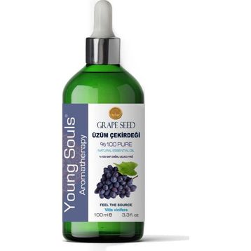 Young Souls 100 ml Aromaterapi Üzüm Çekirdeği (Bitkisel Sabit) Yağ