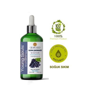Young Souls 50 ml Aromaterapi Üzüm Çekirdeği (Bitkisel Sabit) Yağ