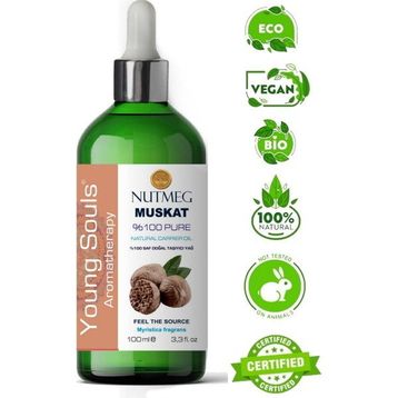 Young Souls Aromaterapi 100 ml Muskat Bitkisel Sabit Yağ
