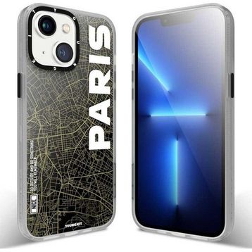 YoungKit Apple iPhone 13 Baskılı Desenli World Trip Serisi Cep Telefonu Arka Kapak