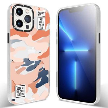 YoungKit Apple iPhone 13 Pro Baskılı Desenli Kamuflaj Serisi Kapak Kılıf