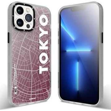 YoungKit Apple iPhone 13 Pro Baskılı Desenli World Trip Serisi Kapak Kılıf