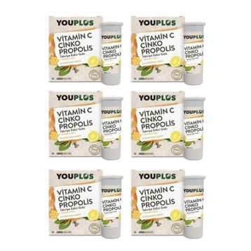YouPlus C Vitamini Çinko Propolis 20 Efervesan Tablet