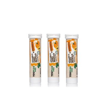 YouPlus Pro Vitamin C Çinko Propolis 15 Efervesan Tablet