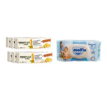 YouPlus Pro Vitamin C Çinko Propolis 15 Efervesan Tablet