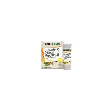 YouPlus Vitamin C Çinko Propolis 5x20 Efervesan Tablet