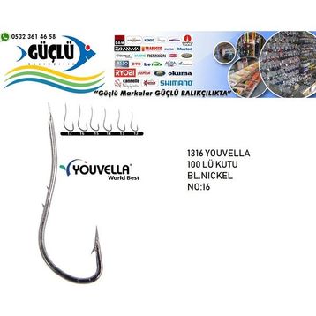 Youvella 1316 No:16 100'lü Olta İğnesi