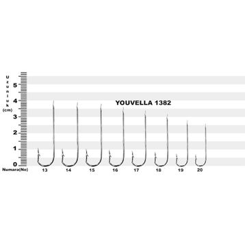 Youvella 1382 No:16 100'lü Kore Olta İğnesi