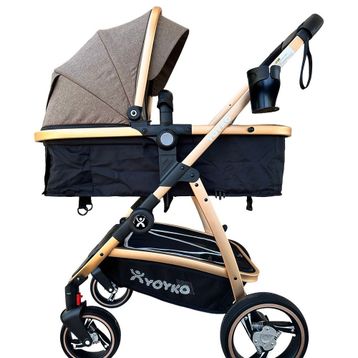 Yoyko City Seyahat Sistem 3 İn 1 Coffee Rose Bebek Arabası