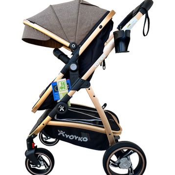Yoyko City Seyahat Sistem 3 İn 1 Coffee Rose Bebek Arabası