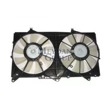 Ypc Toyota Camry 01/04 9+7 Çiftli Kanat Radyatör ve Klima Fan Davlumbazı