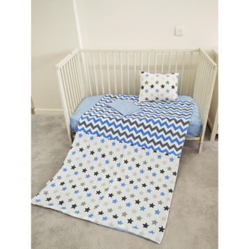 Yuar Baby 4 Parça Mavi Nevresim Seti