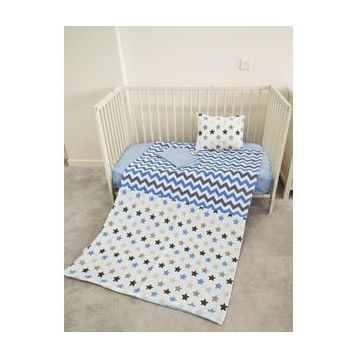 Yuar Baby 4 Parça Mavi Nevresim Seti