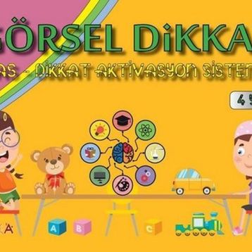 Yuka Kids Görsel Dikkat 4 Yaş Dikkat Aktivasyon Sistemi