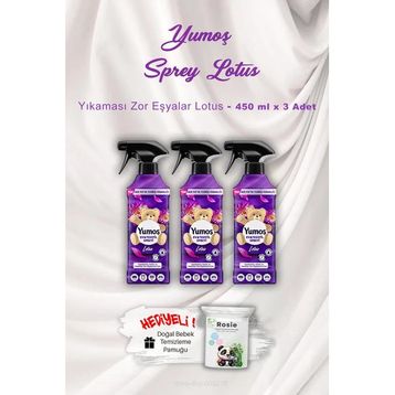 Yumoş 450 ml Sprey Lotus Ev ve Tekstil Spreyi