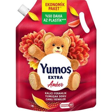 Yumoş Extra Pouch Amber 1200 ml Çamaşır Yumuşatıcı