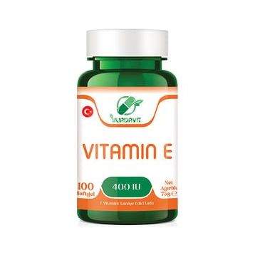 Yurdavit Vitamin E 400 IU İçeren 100 Kapsül