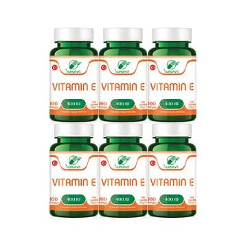 Yurdavit Vitamin E 400 IU İçeren 6x100 Kapsül