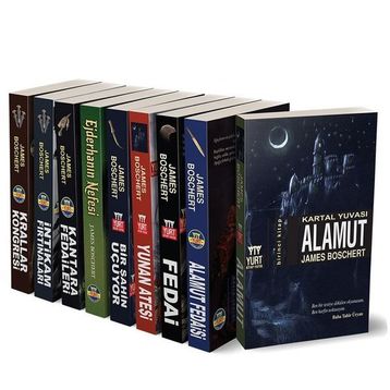 Yurt Kitap Yayın Alamut Serisi Set - 8 Kitap Takım James Boschert