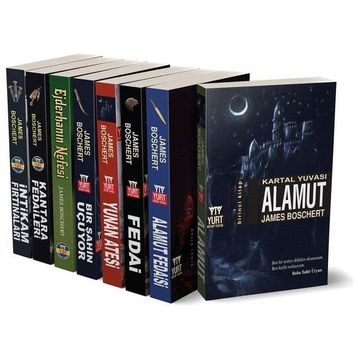 Yurt Kitap Yayın Alamut Serisi Set - 8 Kitap Takım James Boschert