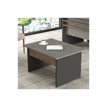 Yurudesign Antrasit 80x60 cm Vista B Ofis Sehpası