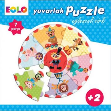Yuvarlak Puzzle - Eğlenceli Sirk - Şeref Kalaycı