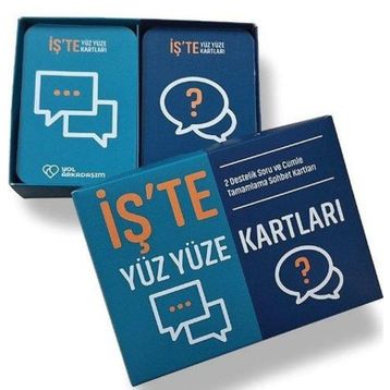 Yüz Yüze Kartları 2 Destelik Soru ve Cümle Tamamlama Sohbet Kartları - Remzi Kitabevi