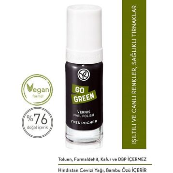 Yves Rocher 5 ml Siyah Go Green Oje