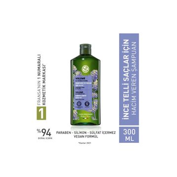 Yves Rocher İnce Telli Saçlar İçin Volume 300 ml Vegan Hacim Veren Şampuan