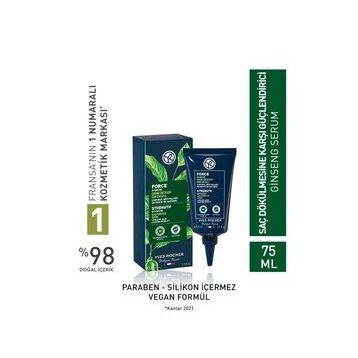 Yves Rocher Saç Dökülmesine Karşı Anti Chute Güçlendirici Ginseng 75 ML Saç Bakım Serumu