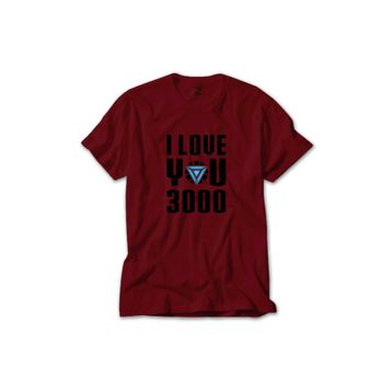 Z Zepplin RT0791 Iron Man Love 3000 Kırmızı Erkek T-shirt