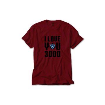 Z Zepplin RT0791 Iron Man Love 3000 Kırmızı Erkek T-shirt