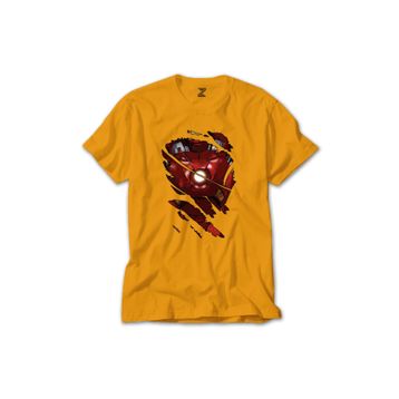 Z Zepplin RT4613 Iron Man Body Sarı Erkek T-shirt