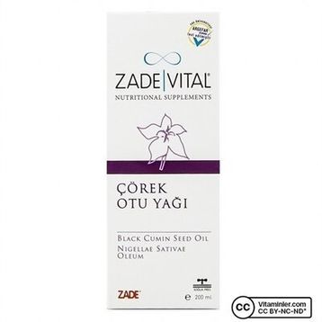 Zade Vital 200 cc Çörek Otu Yağı