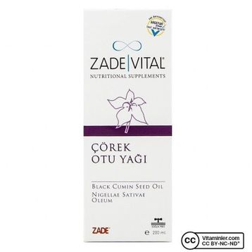 Zade Vital 200 cc Çörek Otu Yağı