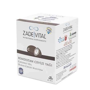 Zade Vital Cold Pressed Hindistan Cevizi Yağı 200 ml
