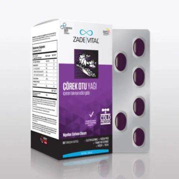 Zade Vital Çörek Otu Yağı 60 Kapsül