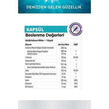 Zade Vital Marine Kollajen 40 Kapsül
