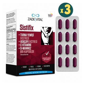 Zade Vital Sistifix 3x20 Kapsül