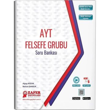 Zafer Yayınları Ayt Felsefe Grubu Soru Bankası