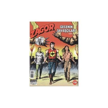ZAGOR GECENIN SAVAŞÇILARI SAYI: 116 - DIEGO CAJELLI;GALLIENO FERRI;MAURO LAURENTI