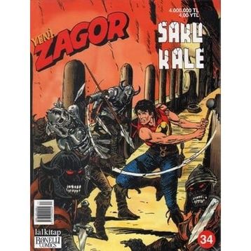 ZAGOR KLASIK MACERALAR DIZISI SAYI: 34 - FRANCO DONATELLI, GALLIENO FERRI, GUIDO NOLITTA