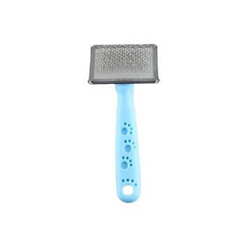 Zampa 14x6 cm Small Mavi Slikon Top Başlıklı Kedi ve Köpek Fırçası