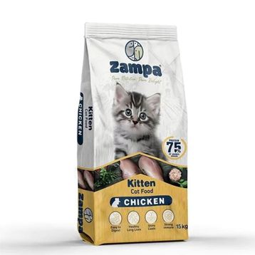 Zampa 15 kg Tavuk Etli Yavru Kedi Maması