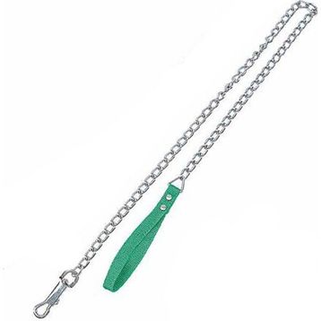 Zampa 3 mm x 120 cm Yumuşak Dokulu Yeşil Köpek Gezdirme Zinciri